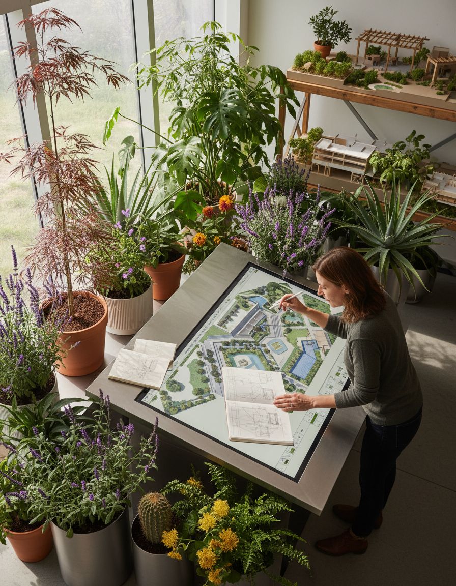 Gartenplanung und Design