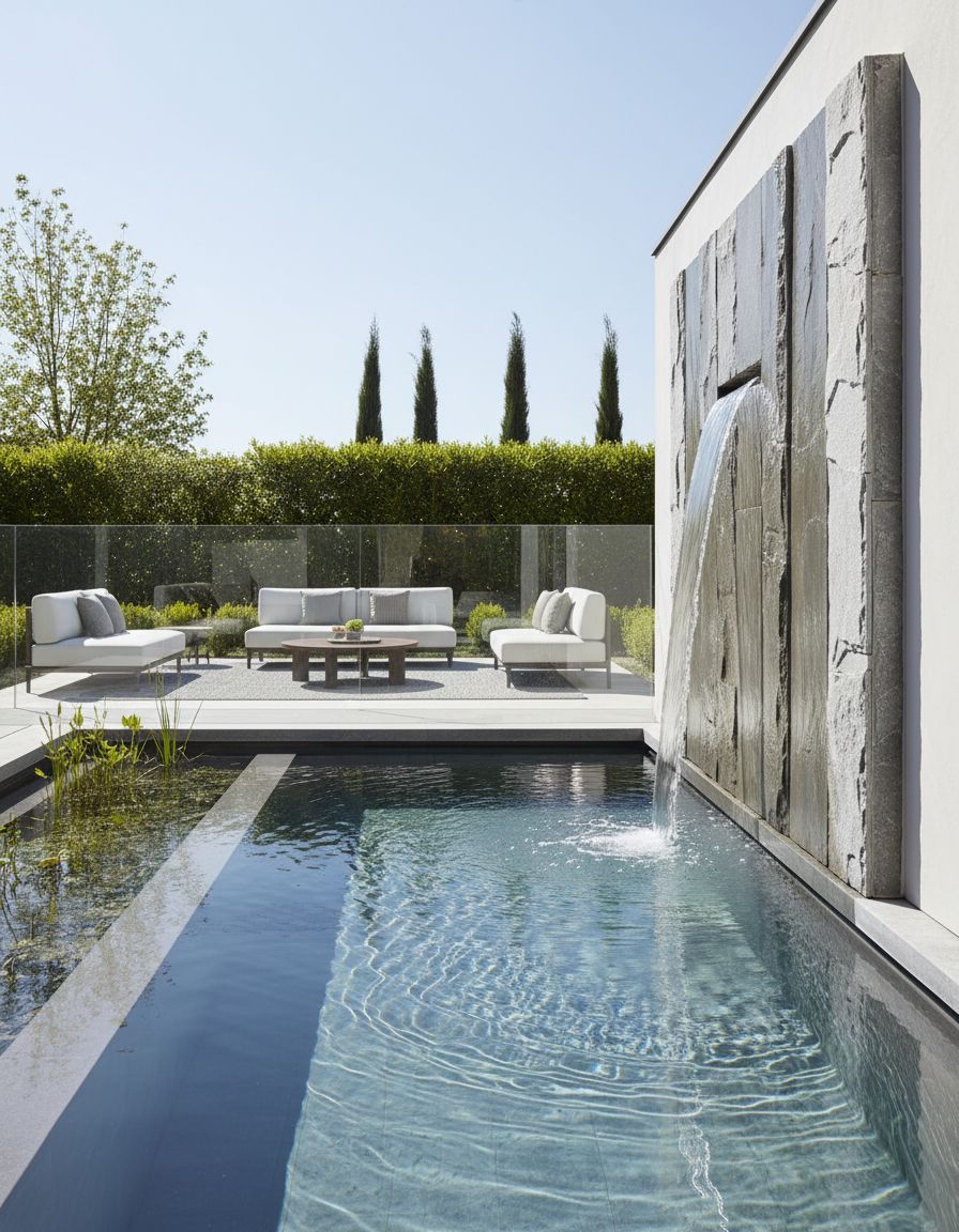Pools und Wasserspiele